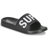 Superdry - Core Vegan Pool Slippers - Zwart - Vegan Materialen