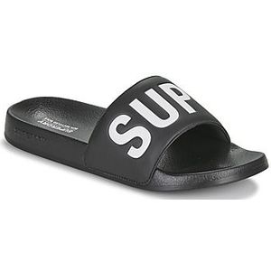 Superdry - Core Vegan Pool Slippers - Zwart - Vegan Materialen