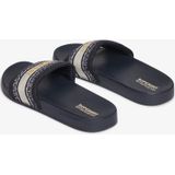 Superdry - Webbing Vegan Pool Slippers - Beige - Vegan - Gewatteerde Riem