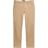 Superdry - Slimfit stretch chinobroek met taps toelopende pijpen - Heren - Broeken