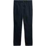 Superdryvoor mannen. M7011135A Internationale marine chino broek (30/30), Casual, Katoen, Marineblauw