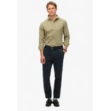 Superdryvoor mannen. M7011135A Internationale marine chino broek (30/30), Casual, Katoen, Marineblauw