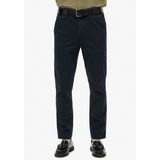 Superdryvoor mannen. M7011135A Internationale marine chino broek (30/30), Casual, Katoen, Marineblauw