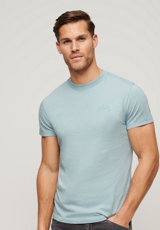 Superdry Essential Logo Embroidered Ub T-shirt Met Korte Mouwen Blauw Man
