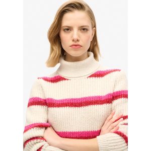 Superdry - W6110536A - Korte Coltrui - Wit - Casual - Acryl