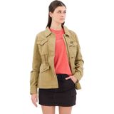 Superdry - M65 - Damesjas - Groen - Katoen - Relaxed Fit