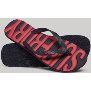 Superdry - Vintage Vegan Slippers - Blauw - 100% PU