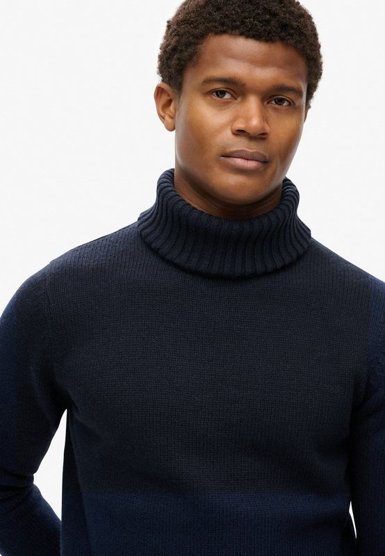 Superdry - M6110593A - Coltrui - Marineblauw - Lange Mouwen - Casual