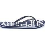 Superdry - Vintage Vegan Slippers - Blauw - Rubberen Voetband
