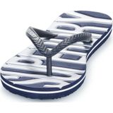 Superdry - Vintage Vegan Slippers - Blauw - Rubberen Voetband
