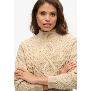 Superdry - Aran Cable - Gebreide Trui - Kleur - Materiaal