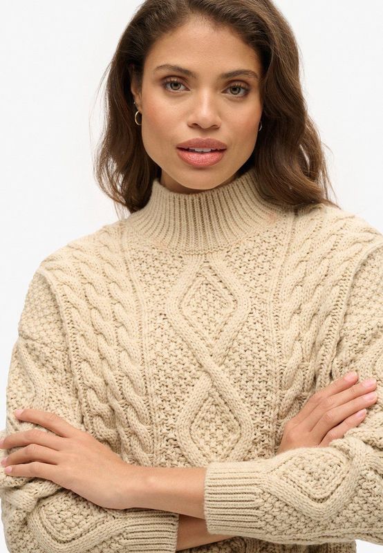 Superdry - Aran Cable - Gebreide Polotrui - Dames