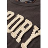 Superdry - Vintage Athletic - T-shirt - Bruin - Katoen