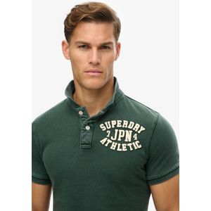 Superdry - Vintage Athletic Polo - Poloshirt - Enamel Green