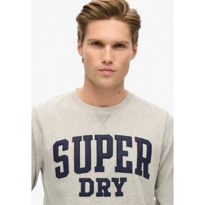 Superdry Vintage Athletic T-shirt Met Lange Mouwen Grijs L Man