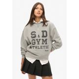 Superdry - W7210331A - Plooirok - Grijs - Viscose - Geplooid Ontwerp