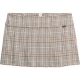 Superdry - W7210331A - Plooirok - Beige - Polyester - Geplooid Ontwerp