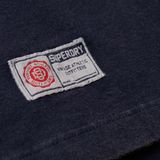 Superdry - T-shirt - Grijs - Katoen - Korte Mouwen