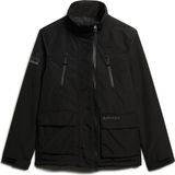 Jack - Marineblauw - Polyester - Slim Fit - Lange Mouwen