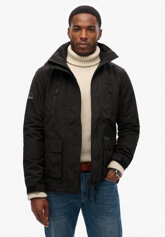 Jack - Marineblauw - Polyester - Slim Fit - Lange Mouwen