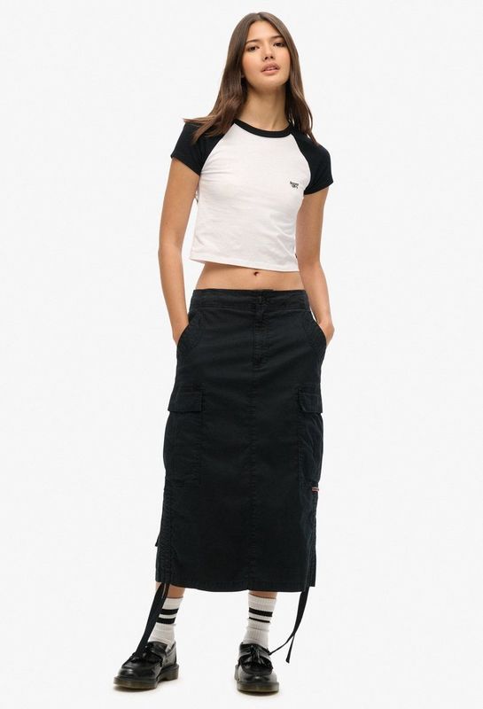 Superdry - Midi Cargorok - Dames - Rokken