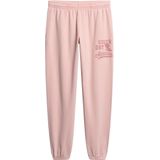 Sportbroeken - Beige - Katoen - Losse Pasvorm, Elastische Tailleband