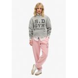 Sportbroeken - Beige - Katoen - Losse Pasvorm, Elastische Tailleband