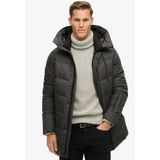 Superdry - M5011980A - Gewatteerd Jack - Grijs - Gerecycled Polyester, Duurzaam