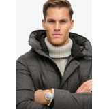 Superdry - M5011980A - Gewatteerd Jack - Grijs - Gerecycled Polyester, Duurzaam