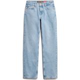 Superdry - Damesjeans - Blauw - 100% Katoen