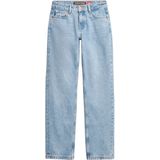 Superdry - Damesjeans - Blauw - 100% Katoen