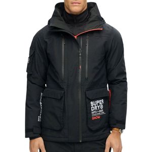 Superdry - MS110178A - Ski-jas - Zwart - Ultimate Rescue - Gerecycled Polyester - Duurzaam