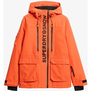 Superdry SKI ULTIMATE RESCUE JACKET Heren Wintersportjas - Flame Orange - Maat S