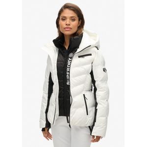 Superdry - Luxe Puffer Jas - Wit - Ski