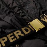 Superdry - Luxe Puffer Jacket - Zwart - Ademend - Slim Fit