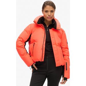 Superdry SKI SLALOM PUFFER JACKET Dames Wintersportjas Volcanic Coral