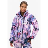 Superdry - WS110169A - Gewatteerd Ski-jack - Lila - Duurzaam - Gerecycled Nylon
