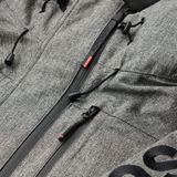 Superdryvoor mannen. MS110176A Ski-jas Peak Rescue bruin (XL), Sportief, Sneeuw, Elastaan, Duurzaam