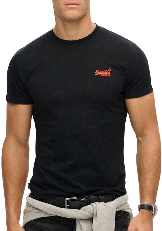 Superdry Rundhalsshirt "ESSENTIAL LOGO EMB TEE"