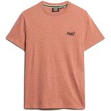 Superdry Essential Logo Embroidered T-shirt Met Korte Mouwen Oranje XL Man