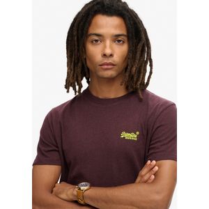 Superdry - Essential Logo - T-shirt - Zwart - 100% Biologisch Katoen