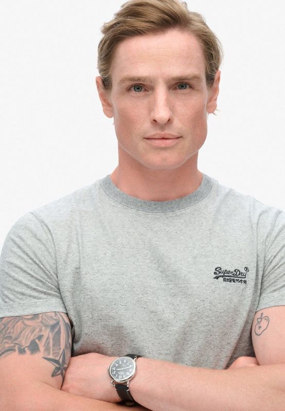 Superdry - Essential Logo T-shirt - Zwart - 100% Biologisch Katoen