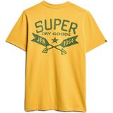 Superdry - Outdoor Graphic T-shirt - Geel - Korte Mouwen
