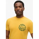 Superdry - Outdoor Graphic T-shirt - Geel - Korte Mouwen