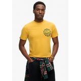 Superdry - Outdoor Graphic T-shirt - Geel - Korte Mouwen