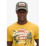 Superdry - Tokyo Vl Graphic T-shirt - Geel - Katoen