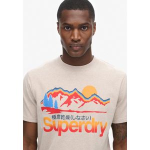 Superdry - Cl Great Outdoors Graphic - T-shirt - Katoen - Grafisch Ontwerp