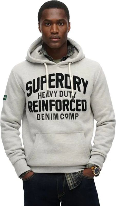 Superdry - Hoodie - Heren - Met Geborduurde Letters