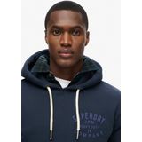 Superdry - M2013700A - Sweatshirt - Marineblauw - Met Capuchon - Casual