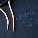 Superdry - M2013700A - Sweatshirt - Marineblauw - Met Capuchon - Casual
